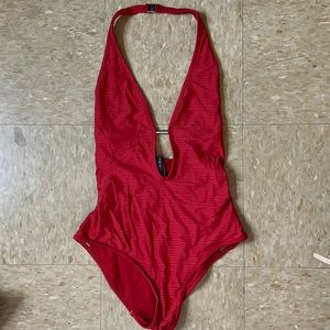 One piece bathing suit